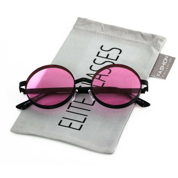 Elite Glasses Accessories - Elite 60’s CLASSIC Round Frame Sunglass